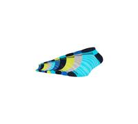 Sneakersocken CAMANO "Sneakersocken Mesh Ventilation 10er Pack", Mädchen, Gr. 23-26, blau (blau atoll), 70% Baumwolle, 28% Polyester, 2% Elasthan, Colorblocking, Socken Sneakersocken (85263661-23) bla