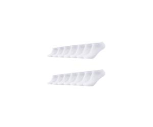 Sneakersocken CAMANO "14er Pack", Herren, Gr. 35-38, weiß, 77% Baumwolle, 22% Polyamid, 1% Elasthan, uni, Socken Sneakersocken (71771637-35) weiß