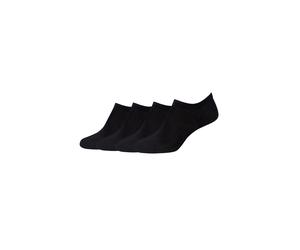 Sneakersocken CAMANO "4er Pack", Herren, Gr. 35-38, schwarz, 51% Polyamid, 45% Baumwolle, 4% Elasthan, uni, Socken Sneakersocken (85149411-35) schwarz
