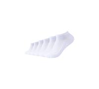 Sneakersocken CAMANO "Sneakersocken ca-soft walk 6er Pack", Herren, Gr. 43-46, weiß, 74% Baumwolle, 24% Polyamid, 2% Elasthan, uni, Socken Sneakersocken (50872207-43) weiß