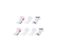 7er Pack camano Soft GOTS Bio-Baumwoll Sneakersocken 0515 - rainbow 35-38