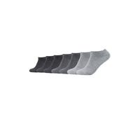 Camano Sneakersocken ca-soft – 7er Pack Unisex Grau Gr. 35-38