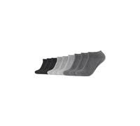 Sneakersocken CAMANO "9er Pack", Herren, Gr. 39-42, grau (dunkelgrau mix), 80% Baumwolle, 17% Polyamid, 3% Elasthan, uni, Socken Sneakersocken (51348467-39) dunkelgrau mix