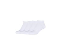 Sneakersocken CAMANO "bamboo 4er Pack", Herren, Gr. 43-46, weiß, 80% Viskose, 19% Polyamid, 1% Elasthan, uni, Socken Sneakersocken (73503956-43) weiß
