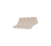 Sneakersocken CAMANO "ca-soft", Damen, Gr. 39-42, beige (nature melange), Elasthan, Polyamid, Viskose, unifarben, normal, Socken Sneakersocken, mit druckfreinem Bündchen (68641034-39)