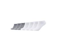 Camano Sneakersocken 7er Pack - Unisex - 4x ecru/3x hellgrau in Größe 35-38