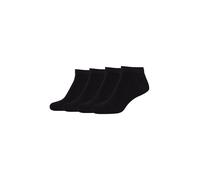 Sneakersocken CAMANO "ca-soft", Herren, Gr. 43-46, schwarz, Elasthan, Polyamid, Viskose, unifarben, normal, Socken Sneakersocken, mit druckfreinem Bündchen (78120763-43) schwarz