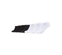 Camano Unisex Sneakersocken Unisex für Damen und Herren Atmungsaktiv bequem elastisch hoher Baumwollanteil weicher Bund 7er Pack 43/46 white mix