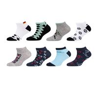 Sneakersocken CAMANO, Herren, Gr. 31-34, schwarz mix, Obermaterial: 68% Baumwolle, 31% Polyamid, 1% Elasthan, Socken Sneakersocken (77696620-31)