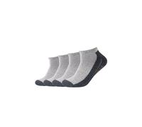 Sneakersocken CAMANO "pro tex 4er Pack", Herren, Gr. 35-38, grau (grau melange), 50% Baumwolle, 29% Polyester, 19% Polyamid, 2% Elasthan, Colorblocking, Socken Sneakersocken (22396634-35) grau melange