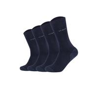 Sneakersocken CAMANO "Socken 4er Pack", Damen, Gr. 39-42, blau (marine), Obermaterial: 80% Baumwolle CO. 17% Polyamid PA. 3% Elasthan EL., Socken Sneakersocken (50620326-39) marine
