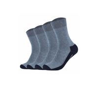 Sneakersocken CAMANO "Socken 4er Pack", Herren, Gr. 43-46, blau, Obermaterial: 47% Polyester PES. 37% Baumwolle CO. 15% Polyamid PA. 1% Elasthan EL., Socken Sneakersocken (65260710-43) blau