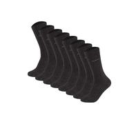 Sneakersocken CAMANO "Socken 8er Pack", Damen, Gr. 43-46, grau (anthrazit), Obermaterial: 80% Baumwolle CO. 17% Polyamid PA. 3% Elasthan EL., Socken Sneakersocken (53319655-43) anthrazit