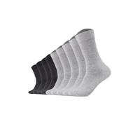 Sneakersocken CAMANO "Socken 9er Pack", Damen, Gr. 39-42, grau (hellgrau, grau), Obermaterial: 80% Baumwolle CO. 17% Polyamid PA. 3% Elasthan EL., Socken Sneakersocken (34085254-39) hellgrau, grau