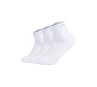 Sneakersocken CAMP DAVID "Socken 3er Pack", Herren, Gr. 43-46, weiß, Obermaterial: 78% Baumwolle CO. 20% Polyamid PA. 2% Elasthan EL., Socken Sneakersocken (62147016-43) weiß