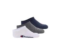 Sneakersocken CHAMPION "Socken 3er Pack", Mädchen, Gr. 27-30, bunt (blau, weiß, grau), Obermaterial: 71% Baumwolle CO. 22% Polyester PES. 5% Polyamid PA. 2% Elasthan EL., Socken Sneakersocken (2705426
