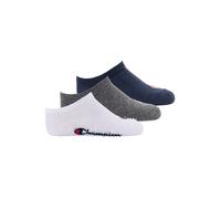 Sneakersocken CHAMPION "Socken 3er Pack", Mädchen, Gr. 27-30, bunt (blau, weiß, grau), Obermaterial: 76% Baumwolle CO. 22% Polyamid PA. 2% Elasthan EL., Socken Sneakersocken (63775802-27) blau, weiß,