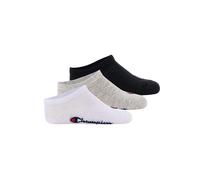 Sneakersocken CHAMPION "Socken 3er Pack", Mädchen, Gr. 31-34, bunt (schwarz, grau, weiß), Obermaterial: 71% Baumwolle CO. 22% Polyester PES. 5% Polyamid PA. 2% Elasthan EL., Socken Sneakersocken (7870