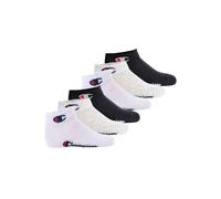 Sneakersocken CHAMPION "Socken 6er Pack", Mädchen, Gr. 27-30, bunt (schwarz, grau, weiß), Obermaterial: 71% Baumwolle CO. 23% Polyester PES. 4% Polyamid PA. 2% Elasthan EL., Socken Sneakersocken (7890