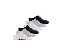 Sneakersocken CHAMPION "Socken 6er Pack", Mädchen, Gr. 27-30, bunt (schwarz, grau, weiß), Obermaterial: 76% Baumwolle CO. 22% Polyamid PA. 2% Elasthan EL., Socken Sneakersocken (39145932-27) schwarz,