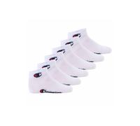 Sneakersocken CHAMPION "Socken 6er Pack", Mädchen, Gr. 31-34, weiß, Obermaterial: 71% Baumwolle CO. 23% Polyester PES. 4% Polyamid PA. 2% Elasthan EL., Socken Sneakersocken (42480500-31) weiß
