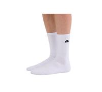 Sneakersocken ELLESSE "Socken ALACRE Crew Socks 3er Pack", Damen, Gr. 37-42,5, braun (weiß), Obermaterial: 68% Baumwolle CO. 16% Polyester PES. 14% Polyamid PA. 2% Elasthan EL., Socken Sneakersocken (