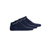 Sneakersocken EMPORIO ARMANI "Socken 3er Pack", Herren, Gr. 44-47, blau (marine), Obermaterial: 72% Baumwolle CO. 26% Polyamid PA. 2% Elasthan EL., Socken Sneakersocken (33810306-44) marine