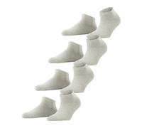 Sneakersocken ESPRIT "Solid", Damen, Gr. 36-41, storm grau, Baumwollmischung, unifarben, normal, Socken Sneakersocken, Einheitsgröße 36-41, geripptes Bündchen, unifarben, Basic Vorteilspack (27699457-