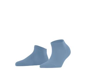 Sneakersocken FALKE "Family", Kinder, Gr. 35-38, blau (sky blau (6876)), Obermaterial: 92% Baumwolle CO. 7% Polyamid PA. 1% Elasthan EL., Socken Sneakersocken (56640926-35) sky blau (6876)
