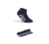 Sneakersocken FILA "JUNIOR UNISEX INVISIBLE SOCKS", Mädchen, Gr. 23-26, blau, diverse Faserarten, normal, Socken Sneakersocken, mit Logoschriftzug seitlich (52262866-23) blau