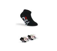 Sneakersocken FILA "JUNIOR UNISEX INVISIBLE SOCKS", Mädchen, Gr. 23-26, schwarz-weiß (classic), diverse Faserarten, unifarben, normal, Socken Sneakersocken, mit Logoschriftzug seitlich (55482156-23) c