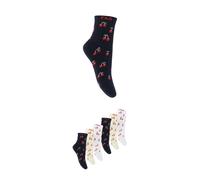 Sneakersocken FILA, Mädchen, Gr. 35-38, cherry, Baumwollmischung, Socken Sneakersocken, Cotton-Mix, Cherry-Design (70620367-35) cherry