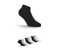 Sneakersocken FILA "UNISEX INVISIBLE PLAIN SOCKS", Damen, Gr. 39-42, schwarz-weiß (classic), Baumwollmischung, unifarben, normal, Socken Sneakersocken, mit Logo-Schriftzug (90864129-39) classic