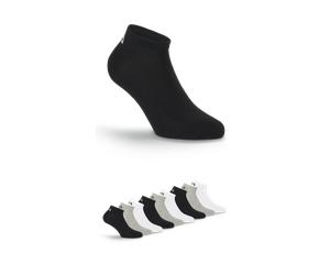 Sneakersocken FILA "UNISEX INVISIBLE PLAIN SOCKS", Herren, Gr. 39-42, schwarz-weiß (classic), Baumwollmischung, unifarben, normal, Socken Sneakersocken, mit Logo-Schriftzug (90864129-39) classic