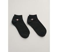 Gant Herren Socken Shield Ankle 2er Pack Black 43-45