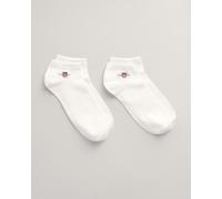 Gant Herren Socken Shield Ankle 2er Pack White 43-45