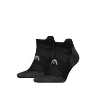 Sneakersocken HEAD "HEAD HIKING ALL CLIMATES SNEAKER 2P", Herren, Gr. 43-46, schwarz, Materialmix, unifarben mit Farbeinsatz, normal, Socken Sneakersocken, mit atmungsaktivem Stoffeinsatz (63860660-43