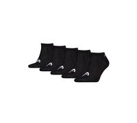 Sneakersocken HEAD "Socken HEAD ELEMENTS ALL SPORTS SNEAKER 5P ECOM 001 5er Pack", Damen, Gr. 35-38, schwarz, Obermaterial: 73% Baumwolle CO. 23% Polyester PES. 2% Polyamid PA. 2% Elasthan EL., Socken