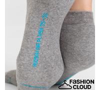 Sneakersocken HUDSON "AIR PLUSH", Damen, Gr. 35-38, grau (silber), Baumwollmischung, normal, Socken Sneakersocken, super weicher Laufkomfort, Links/-Rechtsmarkierung (51926530-35) silber