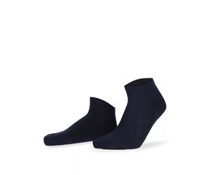 Sneakersocken HUDSON "DRY COTTON", Herren, Gr. 39-42, schwarz (marine), Baumwollmischung, normal, Socken Sneakersocken, Climate Sole, feuchtigkeitsregulierend und atmungsaktiv (18430458-39) marine
