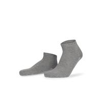 Sneakersocken HUDSON "DRY COTTON", Herren, Gr. 39-42, silber, Baumwollmischung, normal, Socken Sneakersocken, Climate Sole, feuchtigkeitsregulierend und atmungsaktiv (20344667-39) silber