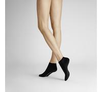 Hudson Unisex Sneakersocken, 3er Pack - Simply, kurze Socken, einfarbig Schwarz 35-38