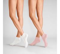 Sneakersocken HUDSON "Sneaker Only 2-Pack", Damen, Gr. 39-42, beige (milkshake pink 0564), Obermaterial: 75% Baumwolle CO. 23% Polyamid PA. 2% Elasthan EL., Socken Sneakersocken (11712716-39) milkshak