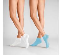 Sneakersocken HUDSON "Sneaker Only 2-Pack", Herren, Gr. 39-42, blau (daylight blau 0566), Obermaterial: 75% Baumwolle CO. 23% Polyamid PA. 2% Elasthan EL., Socken Sneakersocken (32207569-39) daylight 