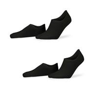 Sneakersocken HUDSON "Sneaker Only 2-Pack", Herren, Gr. 39-42, schwarz (schwarz 0005), Obermaterial: 75% Baumwolle CO. 23% Polyamid PA. 2% Elasthan EL., Socken Sneakersocken (42535554-39) schwarz 0005