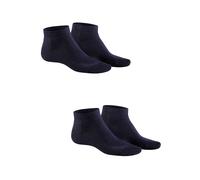 Sneakersocken HUDSON "Sneaker Only 2-Pack", Herren, Gr. 43-46, blau (marine 0335), Obermaterial: 75% Baumwolle CO. 23% Polyamid PA. 2% Elasthan EL., Socken Sneakersocken (66028444-43) marine 0335