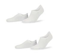Sneakersocken HUDSON "Sneaker Only 2-Pack", Herren, Gr. 43-46, weiß (weiß 0008), Obermaterial: 75% Baumwolle CO. 23% Polyamid PA. 2% Elasthan EL., Socken Sneakersocken (86812402-43) weiß 0008
