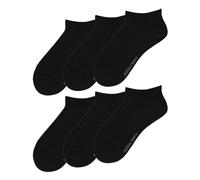 Sneakersocken HUDSON "Sneaker Simply³ 6-Pack", Herren, Gr. 39-42, schwarz (schwarz 0005), Obermaterial: 80% Baumwolle CO. 18% Polyamid PA. 2% Elasthan EL., Socken Sneakersocken (83203455-39) schwarz 0