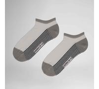 Sneakersocken HUDSON "Sneaker Sporty Stripes", Herren, Gr. 39-42, weiß (weiß 0008), Obermaterial: 80% Baumwolle CO. 18% Polyamid PA. 2% Elasthan EL., Socken Sneakersocken (59331451-39) weiß 0008