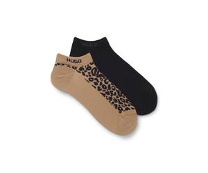 Sneakersocken HUGO UNDERWEAR "2P AS LEO LOGO", Damen, Gr. 35-38, open miscellaneous 960, Baumwollmischung, normal, Socken Sneakersocken, modisch, elastisch (14677925-35) open miscellaneous 960